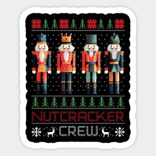 Christmas Nutcracker Team Nutcrackers Sticker